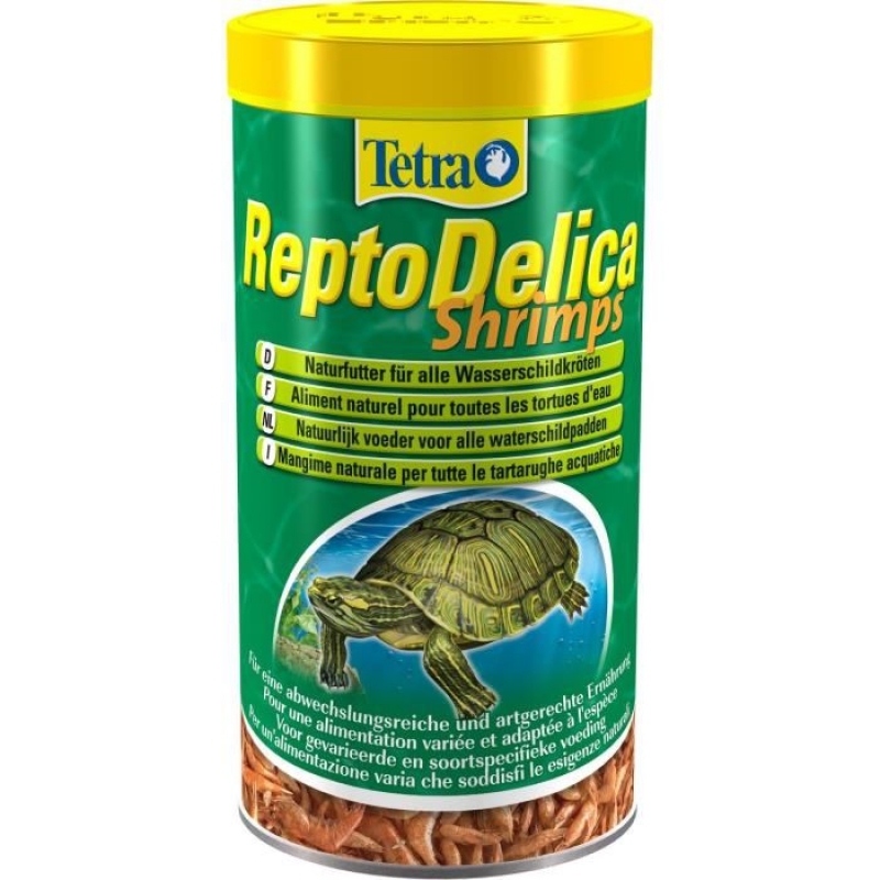 Photo Tetra Aliment tortue ReptoDelica Shrimps 1L